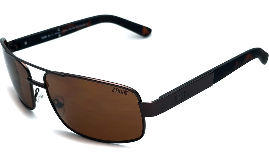 Image 8: Storm Designer Men's Fashion Sunglass