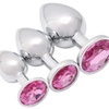 Image 10: 3Pcs ItBelongs2U Metal Jewelry Anal Plugs Trainer Beginners Advanced Users