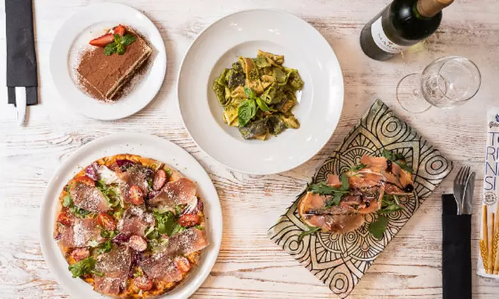 Menú italiano con lambrusco en Ristorante Pizzería La Paz Desde 1976