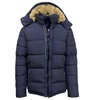 Image 17: Spire By Galaxy Men's Heavyweight Jackets with Detachable Hood