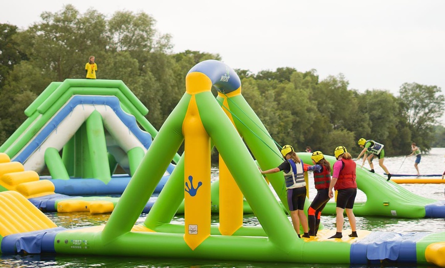 Aqua Park Entry With Wetsuit Hire - Caversham Lakes 