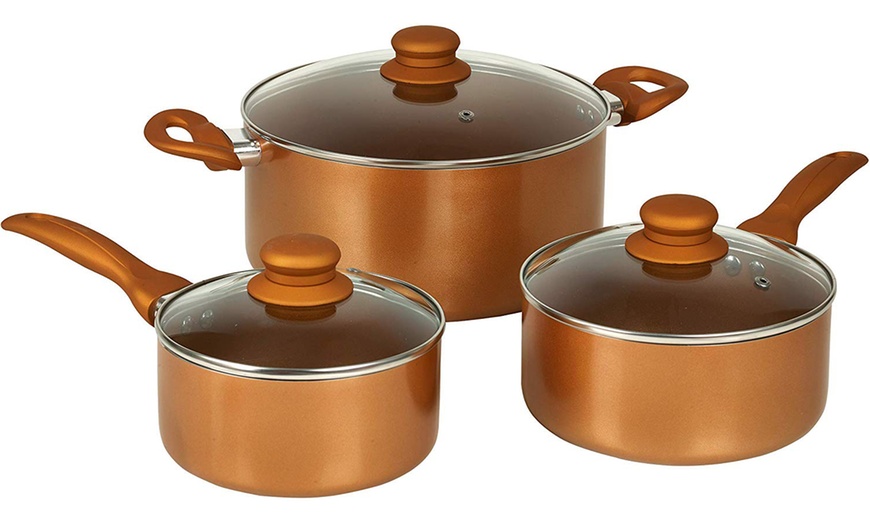 Image 10: Non-Stick Copper Pans