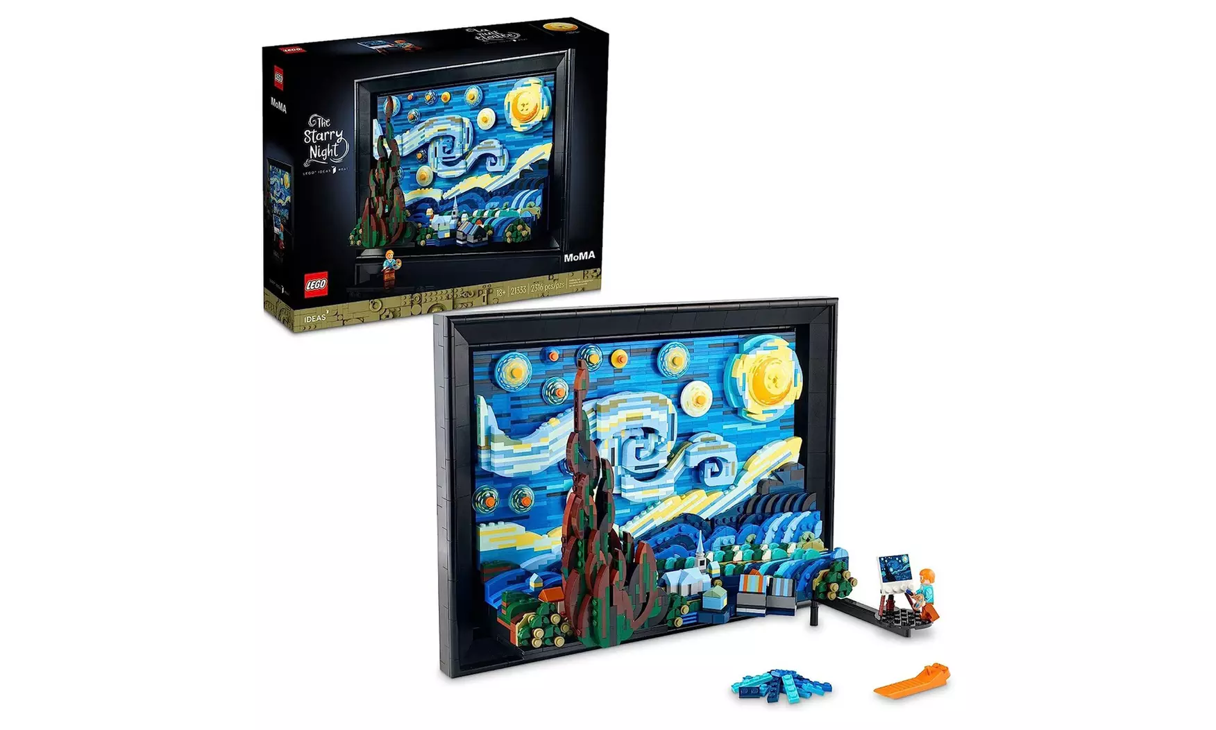 LEGO Ideas 21333 Vincent van Gogh - The Starry Night - Primary Image