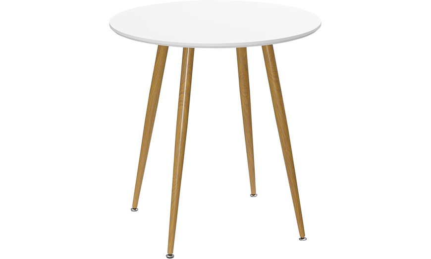 Image 12: Homcom Scandanavian-Style Dining Table