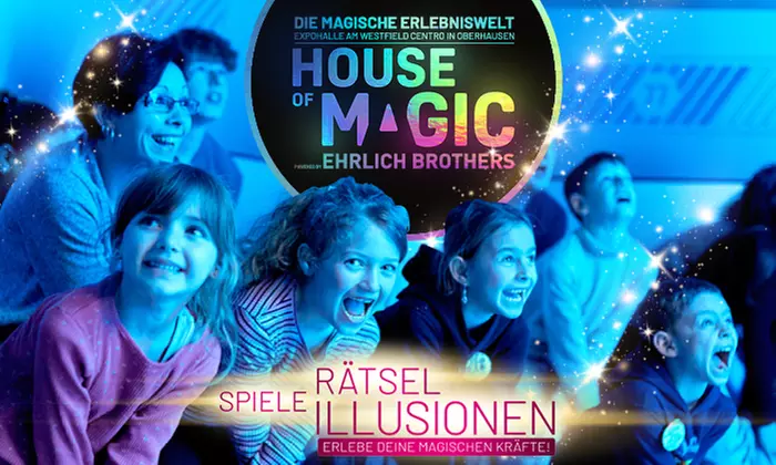 Ticket für "House of Magic" im Centro Oberhausen vom 01.10. - 30.11.25 (bis 35% sparen) - Primary Image