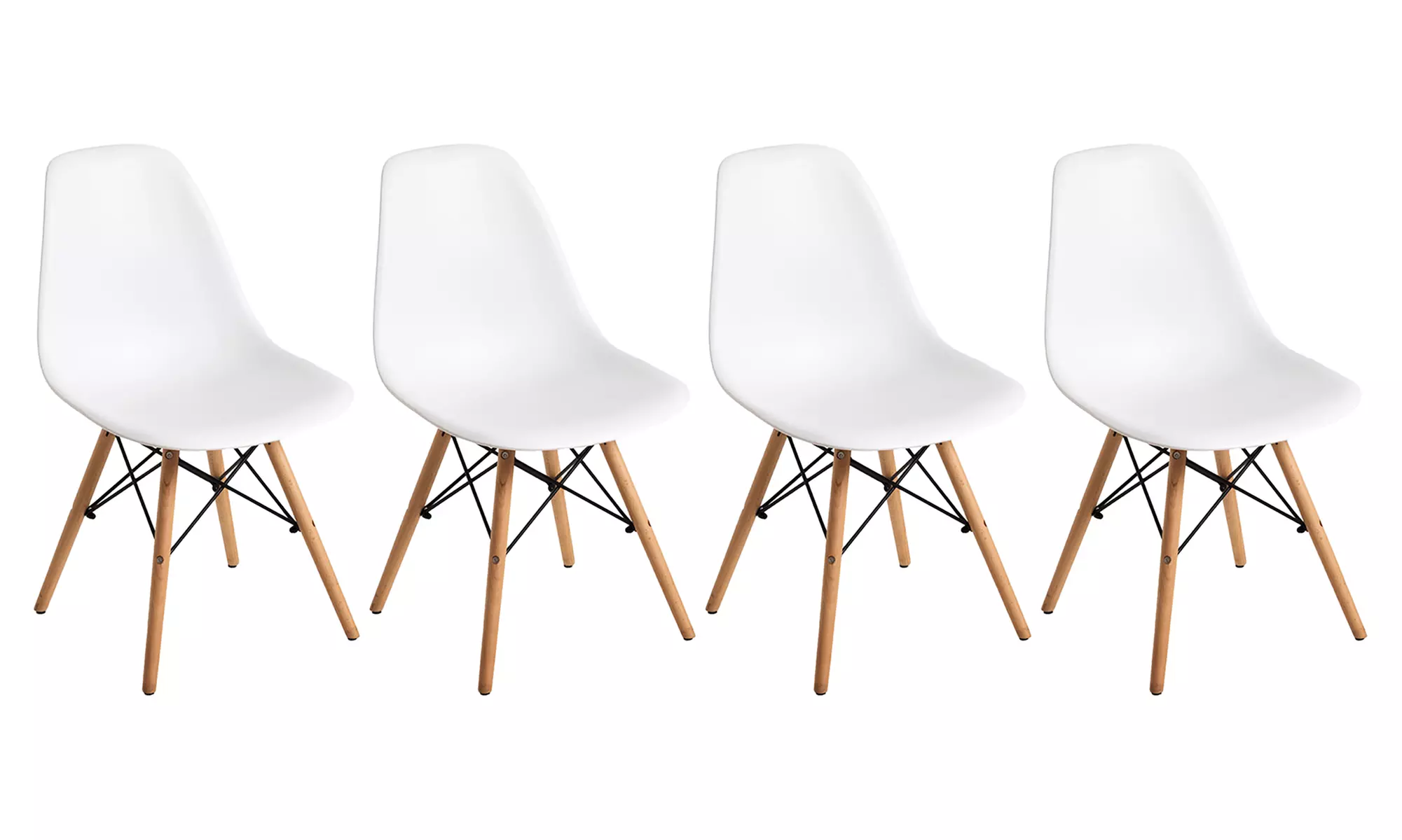 Kit di 4 sedie Genova