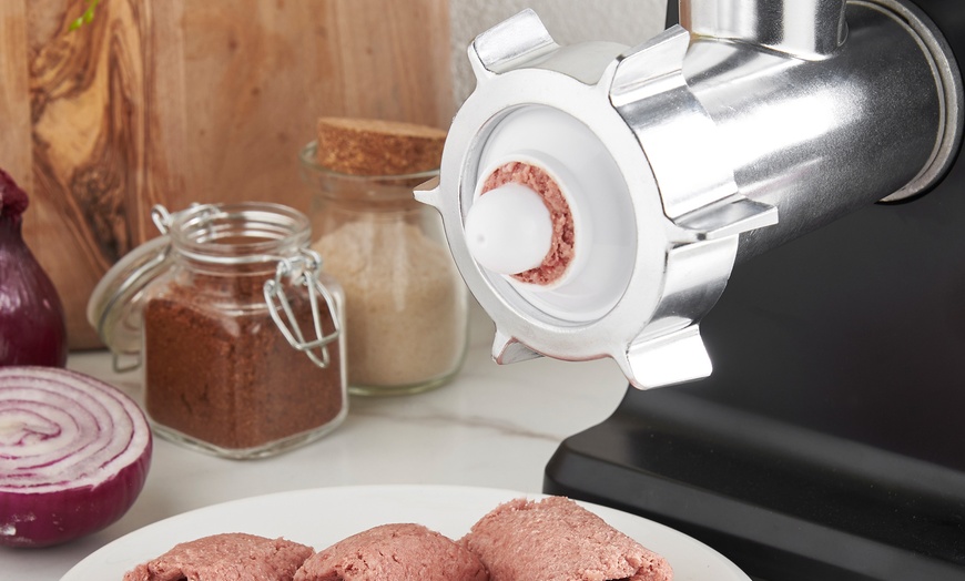 Image 2: VonShef Steel Meat Grinder