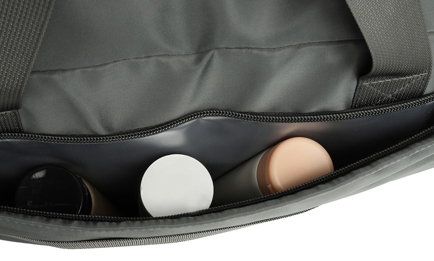 Image 30: Borsa da viaggio multitasche per il weekend con custodia per cosmetici