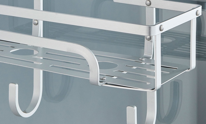 Image 3: Three-Tier Hanging Shower Caddy