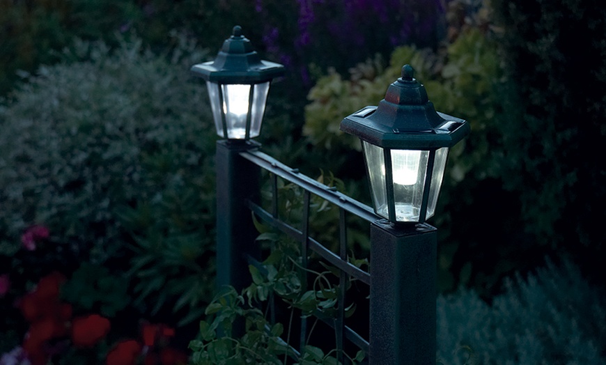 Image 3: Trellis Planter with Solar Lights