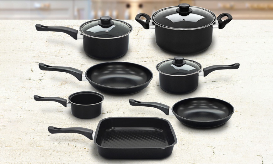 Image 10: 10-Piece Cookware Pan Set