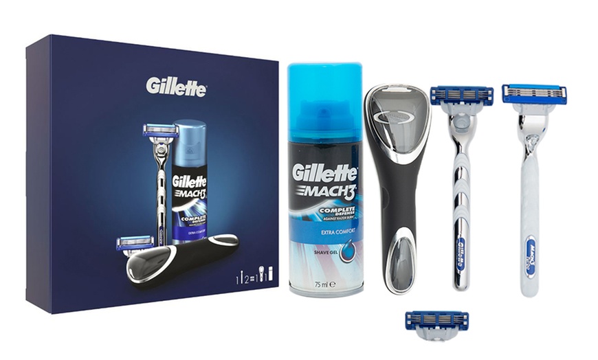 Image 1: Gillette Mach 3 Turbo Set