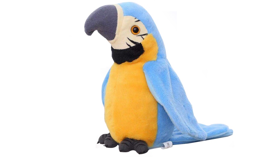 Image 3: Talking Parrot Plush Toy