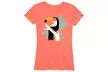 Women's Bright & Bold Summer Side Hit Tees  - Second Medium