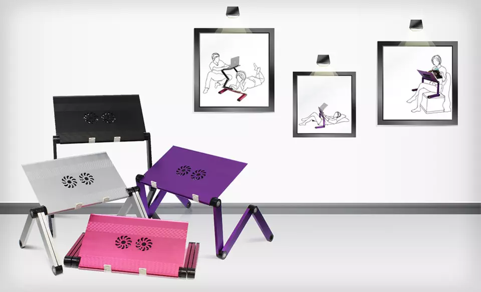$49 for Furinno X7 Hidup Adjustable Laptop Table ($79.99 List Price). Four Colors Available. Free Shipping and Returns. - Primary Image