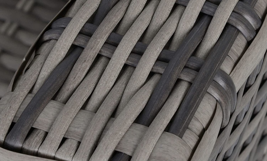 Image 6: Outsunny Rattan-Effect Five-Seater Sofa Set