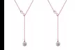 1, 2 o 3 collares Infinity Lariat con cristales de Swarovski® Philip Jones - Second Medium