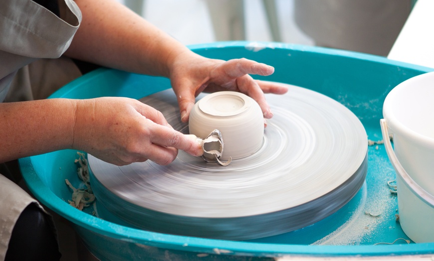 Image 3: Two-Hour Wheel Throwing Class
