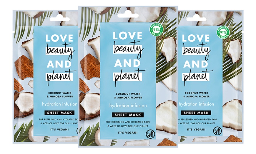 Image 5: Love Beauty and Planet Hydration Infusion Sheet Masks