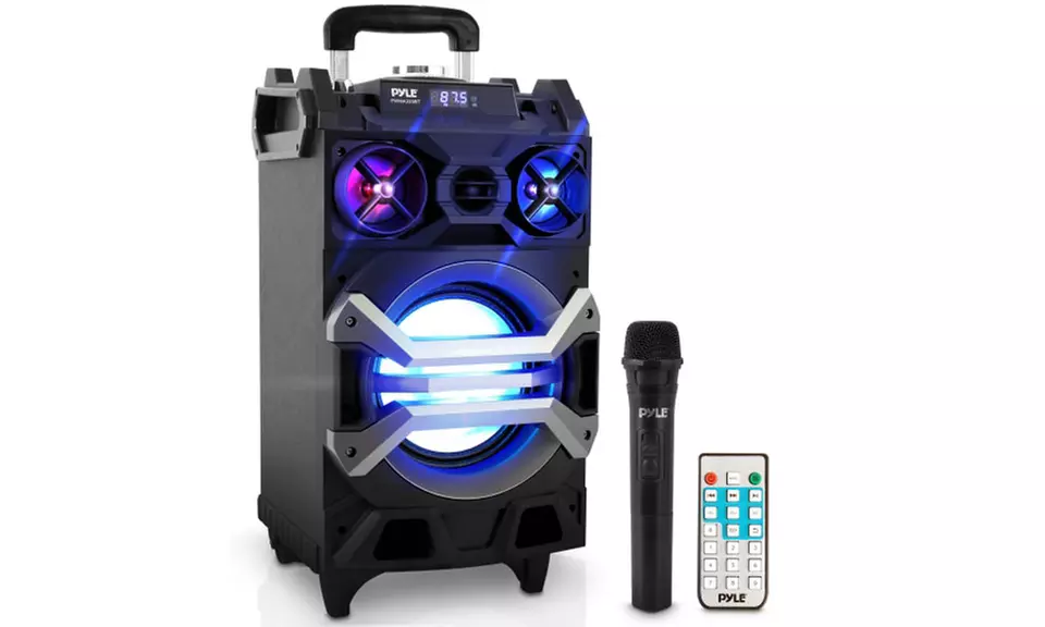 Pyle PWMA325BT 500W Wireless Portable Bluetooth Karaoke Speaker System - Primary Image