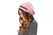 1x oder 2x Damen-Beanie-Mütze mit dekorativen Knöpfen in Schwarz, Beige oder Rosa - Second Medium