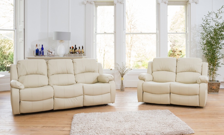 Image 25: Cabrini Reclining Sofa Collection