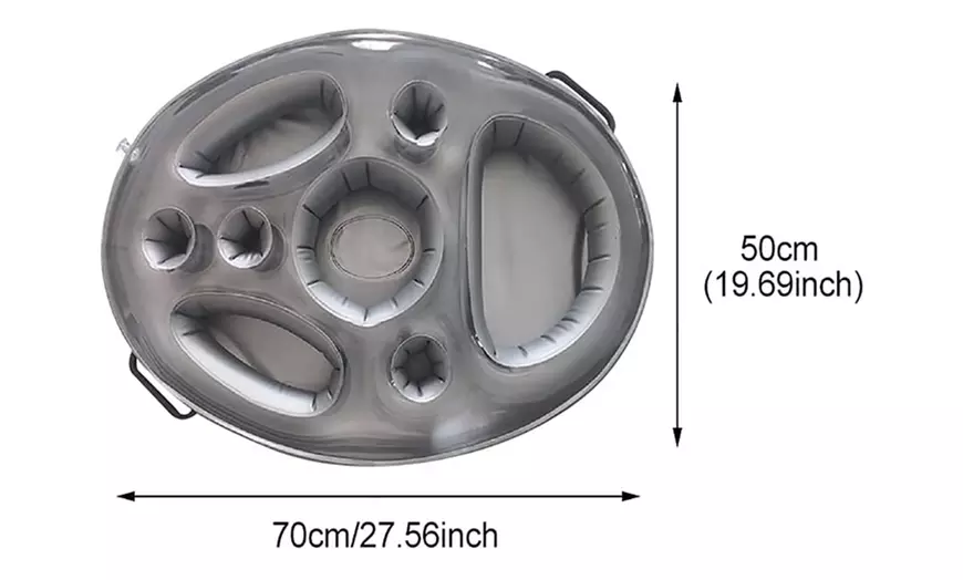 Image 4: Inflatable Floating Drink Holder Pool Cup Holders