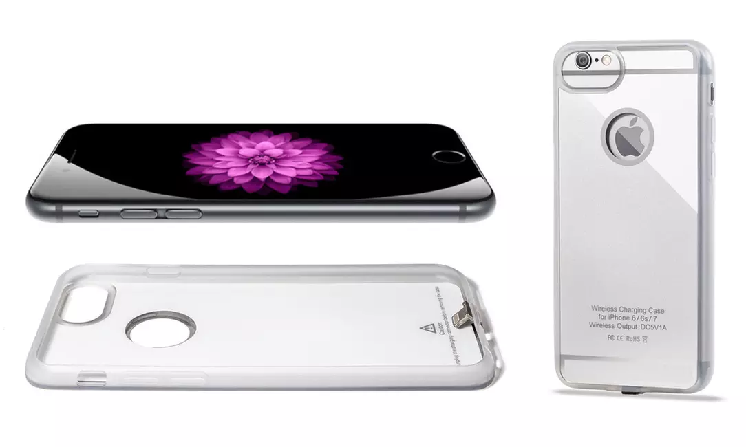 QI Wireless Charging Receiver Case for iPhone 6/7 and 6/7 Plus - Primary Image
