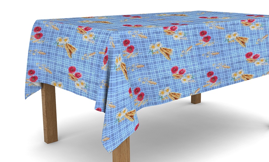 Image 7: Nappe en toile cirée PVC résistante aux taches 