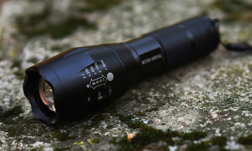 Image 1: LED Torch with Five Light Modes
