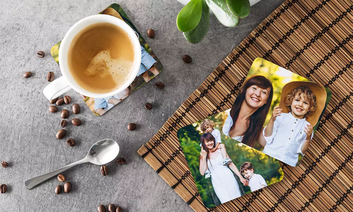 Set de dessous de verre personnalisables sur Hello déco