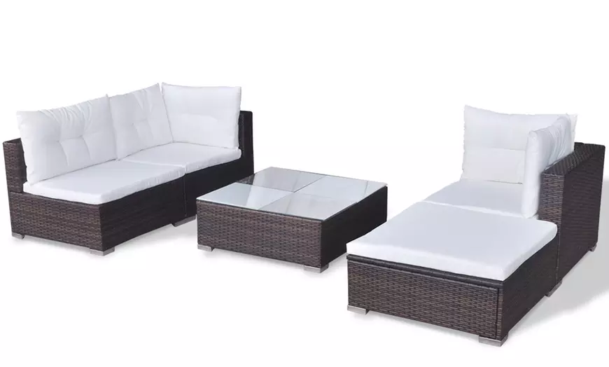 Image 5: Tuinset poly rattan