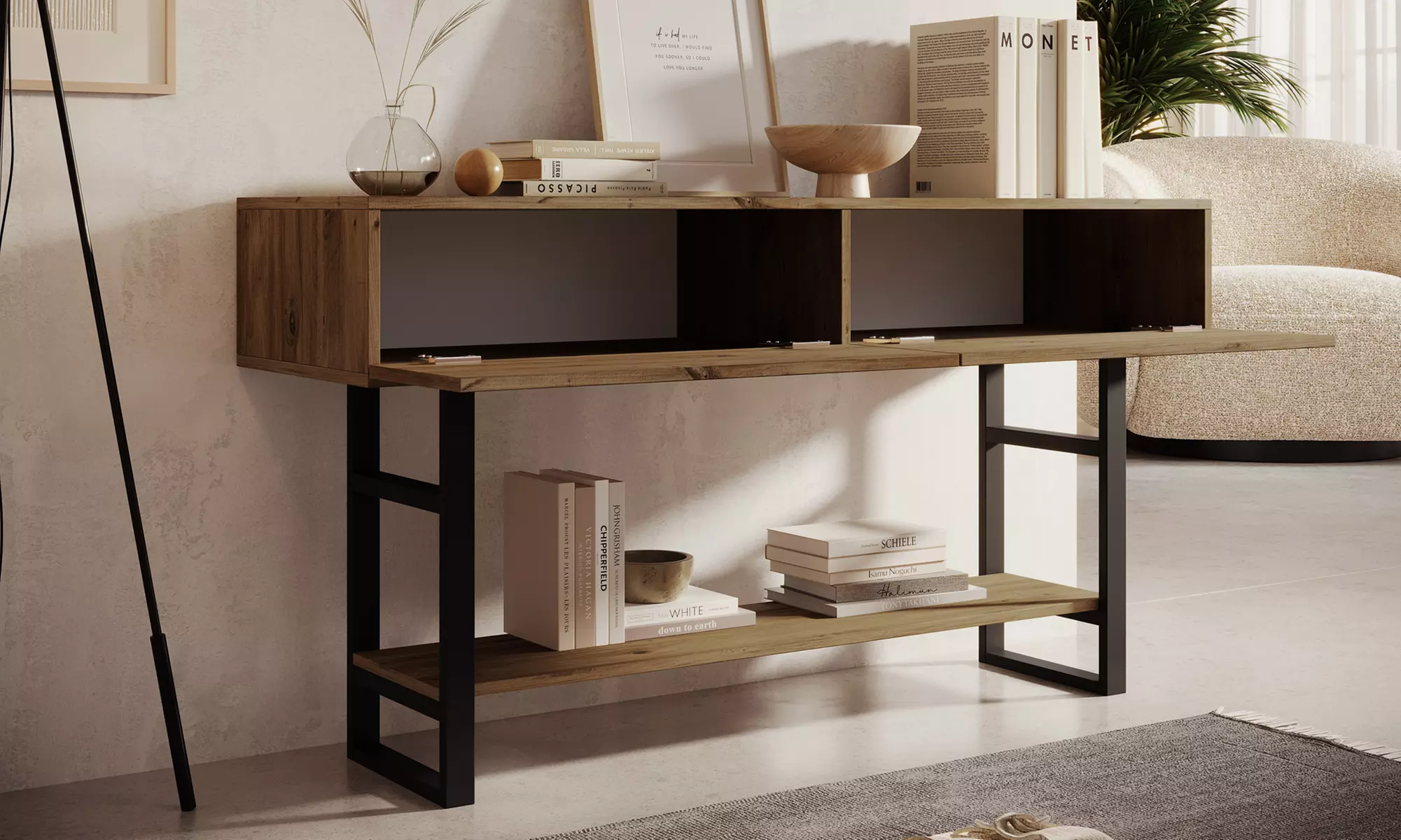 Meuble d'entrée avec rangements