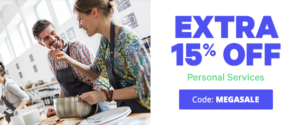 15% off Personal Services