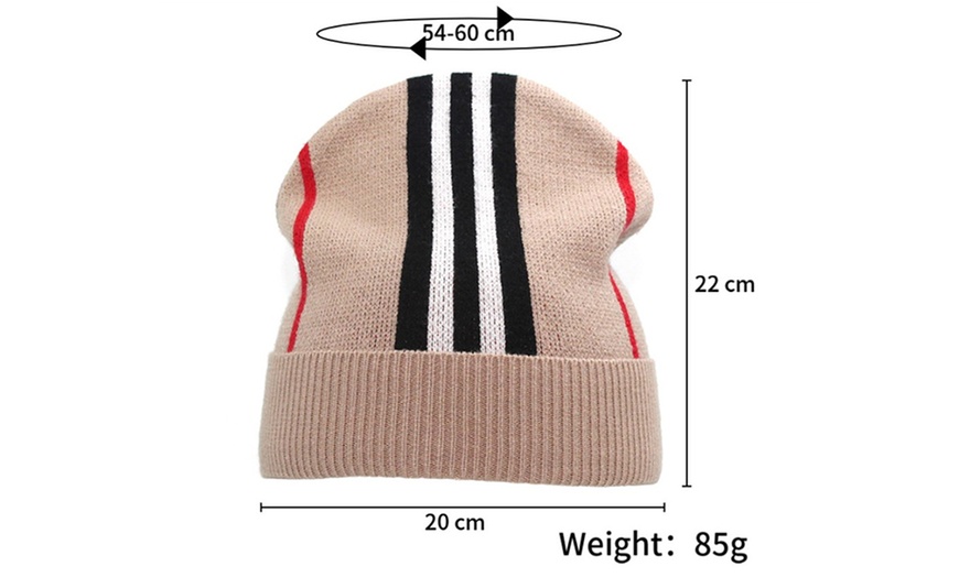 Image 2: Knitted Warm Wool Hat