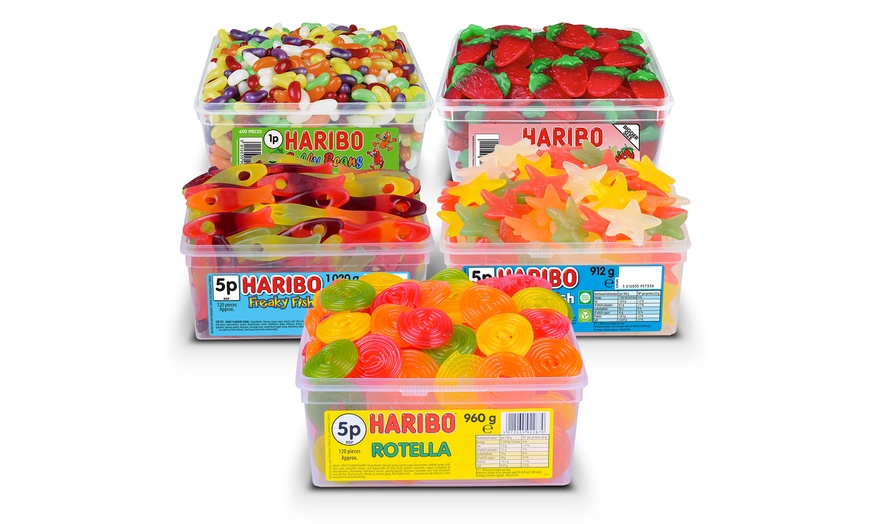 Image 1: Haribo Vegetarian Sweet Tub