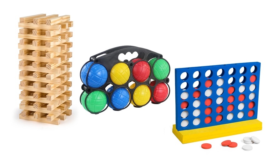 Image 1: Garden Games Set