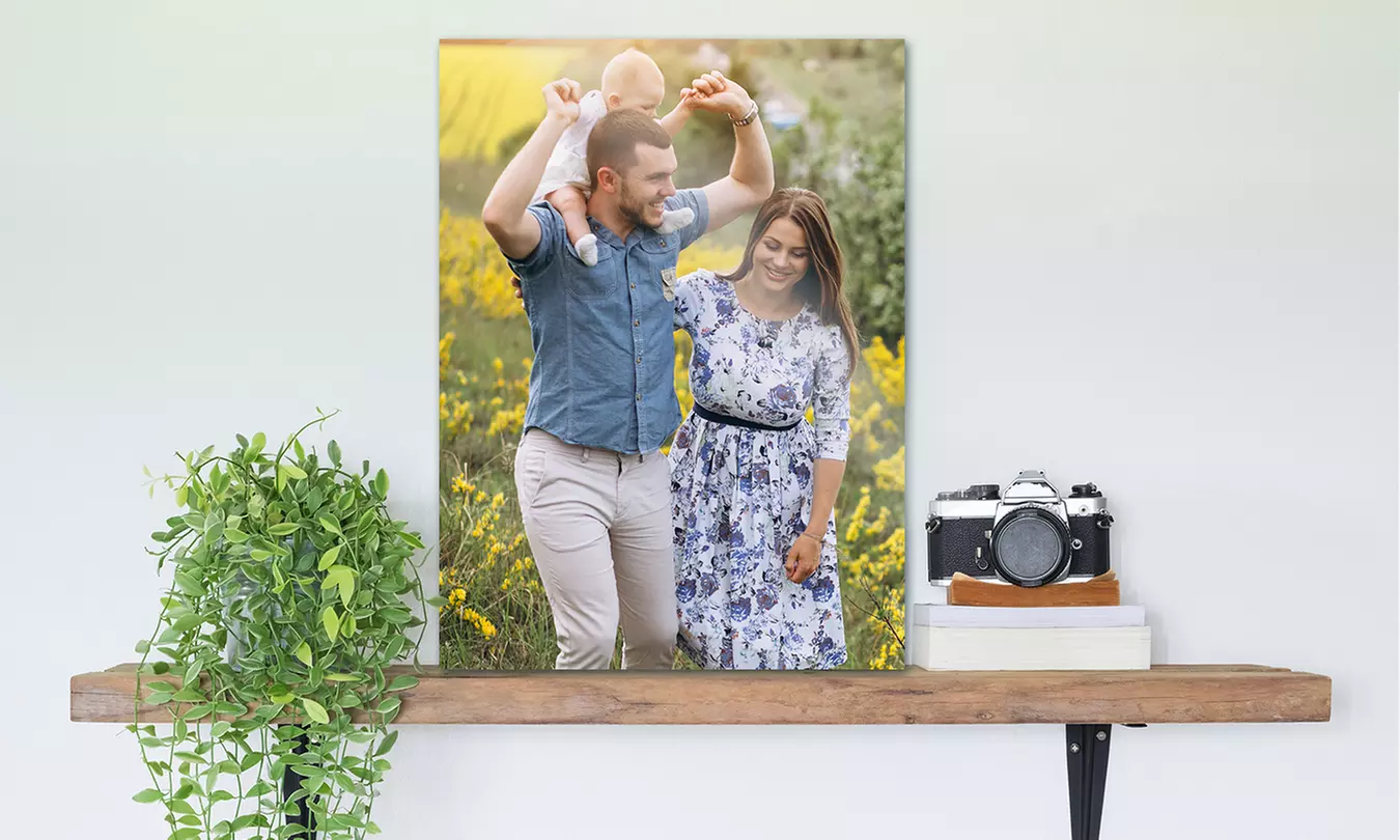 Jouw foto op wit aluminium voor aan je muur