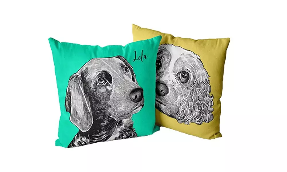78% Off Personalized Pet Portrait Pillow from Justyling