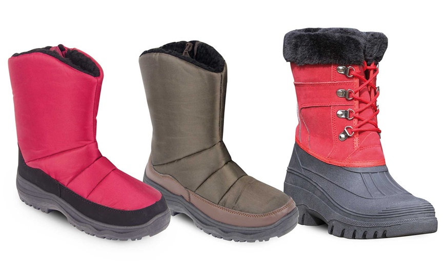 Image 2: Women's Fleece-Lined Winter Boots 