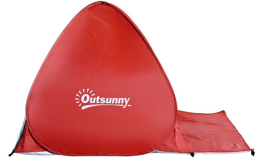 Image 23: Outsunny 2-3-Person Pop-up Beach Tent