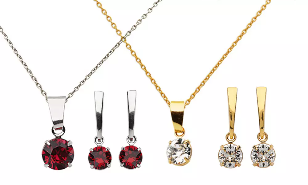 Limited edition sieradenset met Swarovski®-kristallen