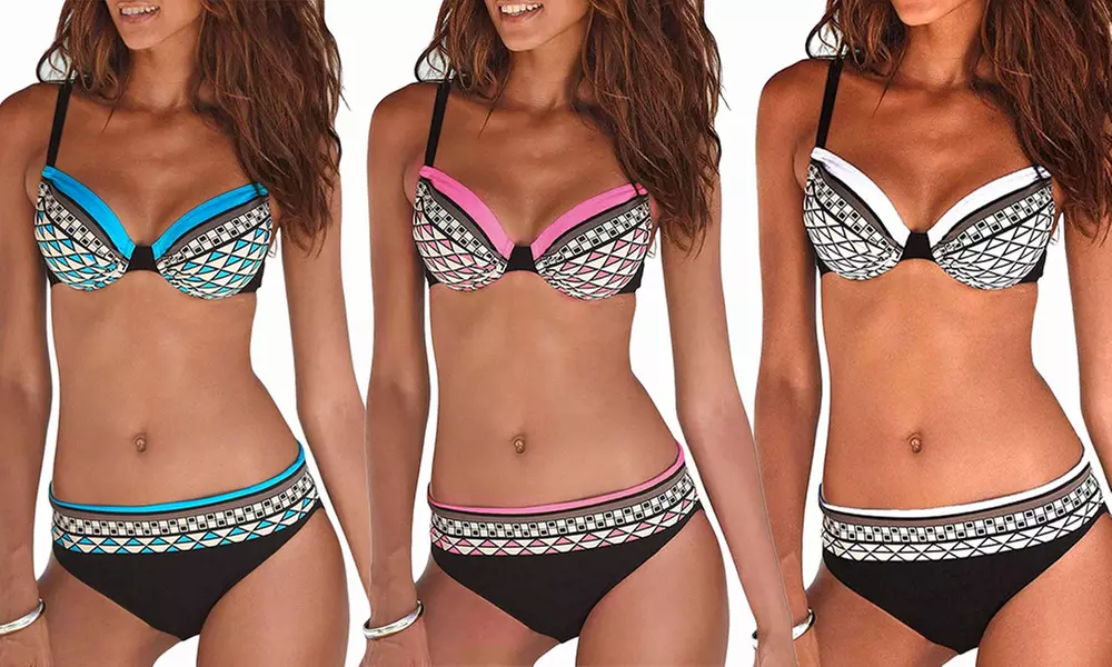 1x odr 2x Damen-Bikini mit Push-up-Effekt in der Farbe und Größe nach Wahl inkl. Versand - Primary Image