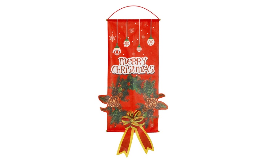 Image 13: Merry Christmas Hanging Banner