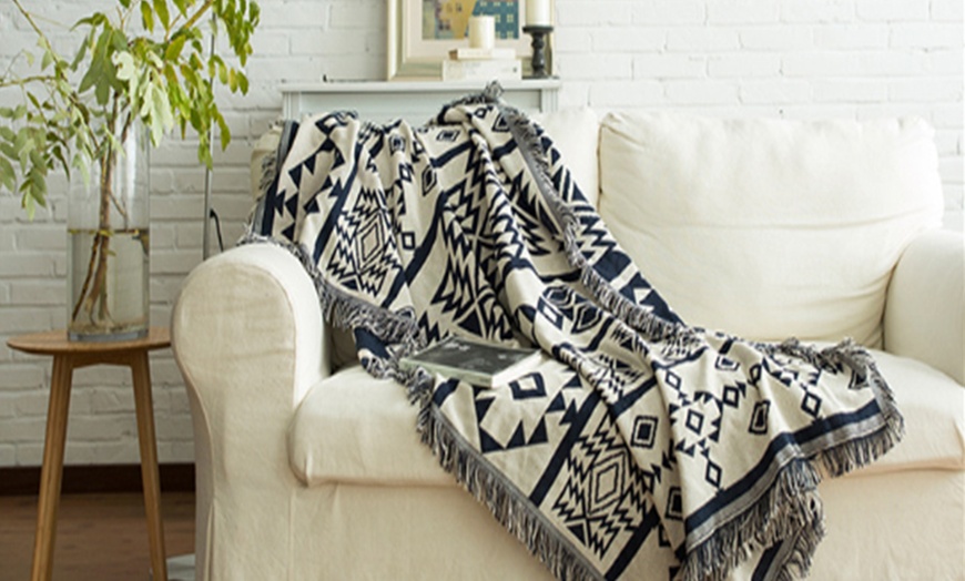 Image 7: Sofa Throw Blanket