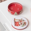 Image 2: Pack de 4 velas aromáticas en elegante tarro navideño