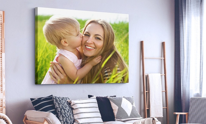 Image 1: Personalised Large Canvas Print from Photo.Gifts
