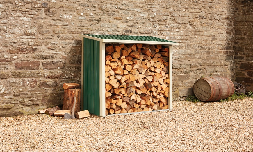 Image 2: Metal Log Storage