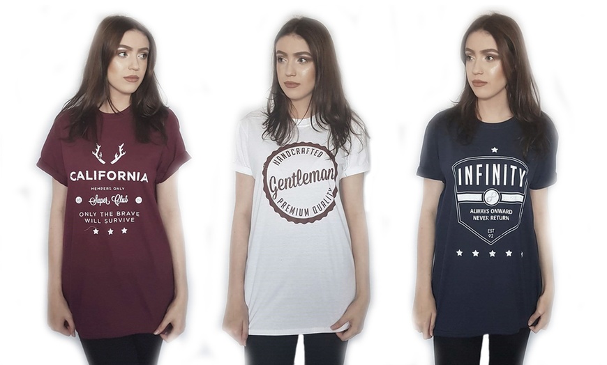 Image 2: Women's T-Shirts Three-Pack