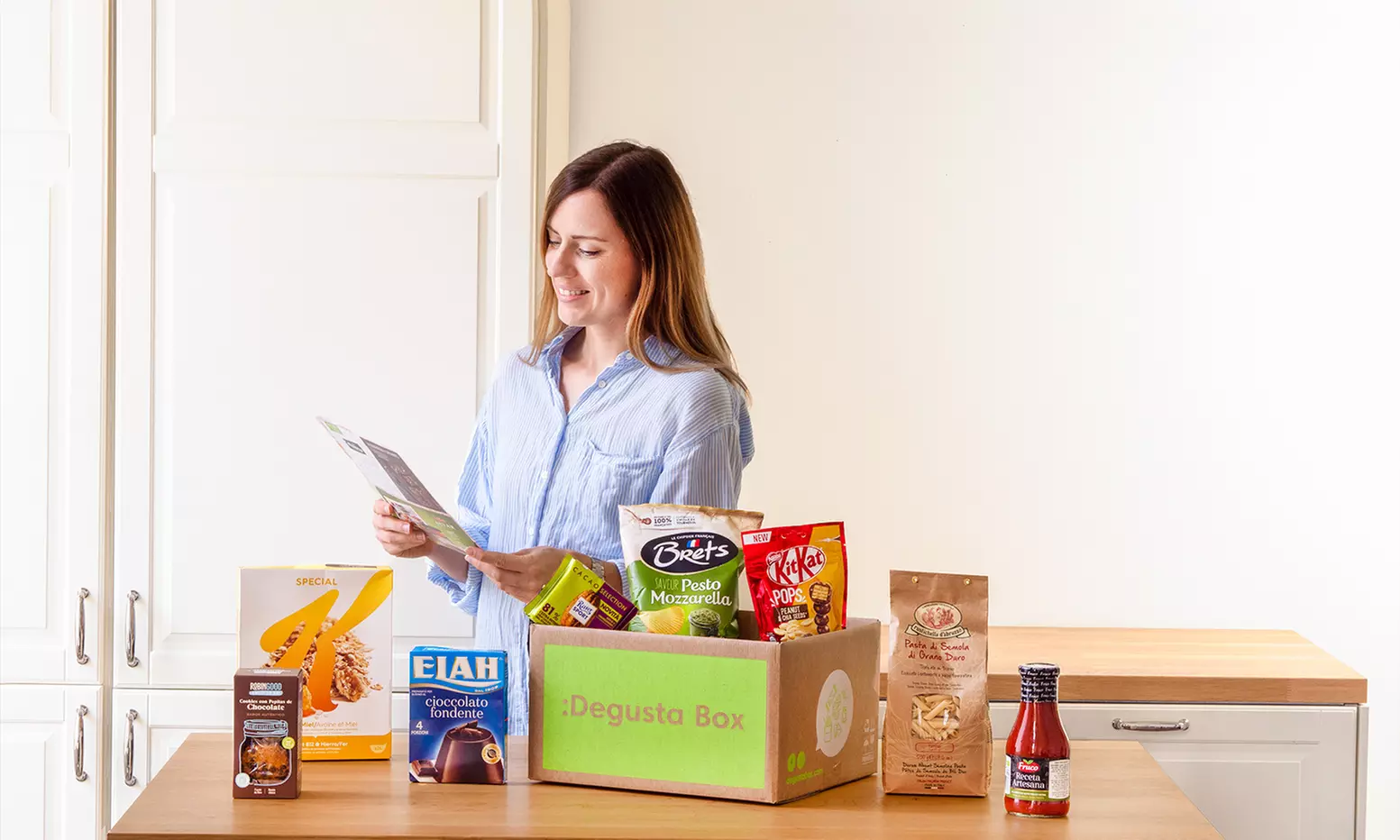 Degusta Überraschungsbox mit 10-15 ausgewählten Marken-Lebensmitteln inkl. Versand (50% sparen*) - Primary Image